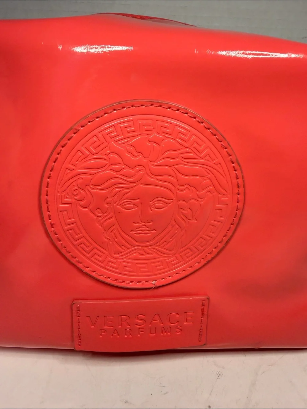Versace glossy patent